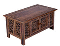 Hand-Carved Mango Wood Coffee Table Q781
