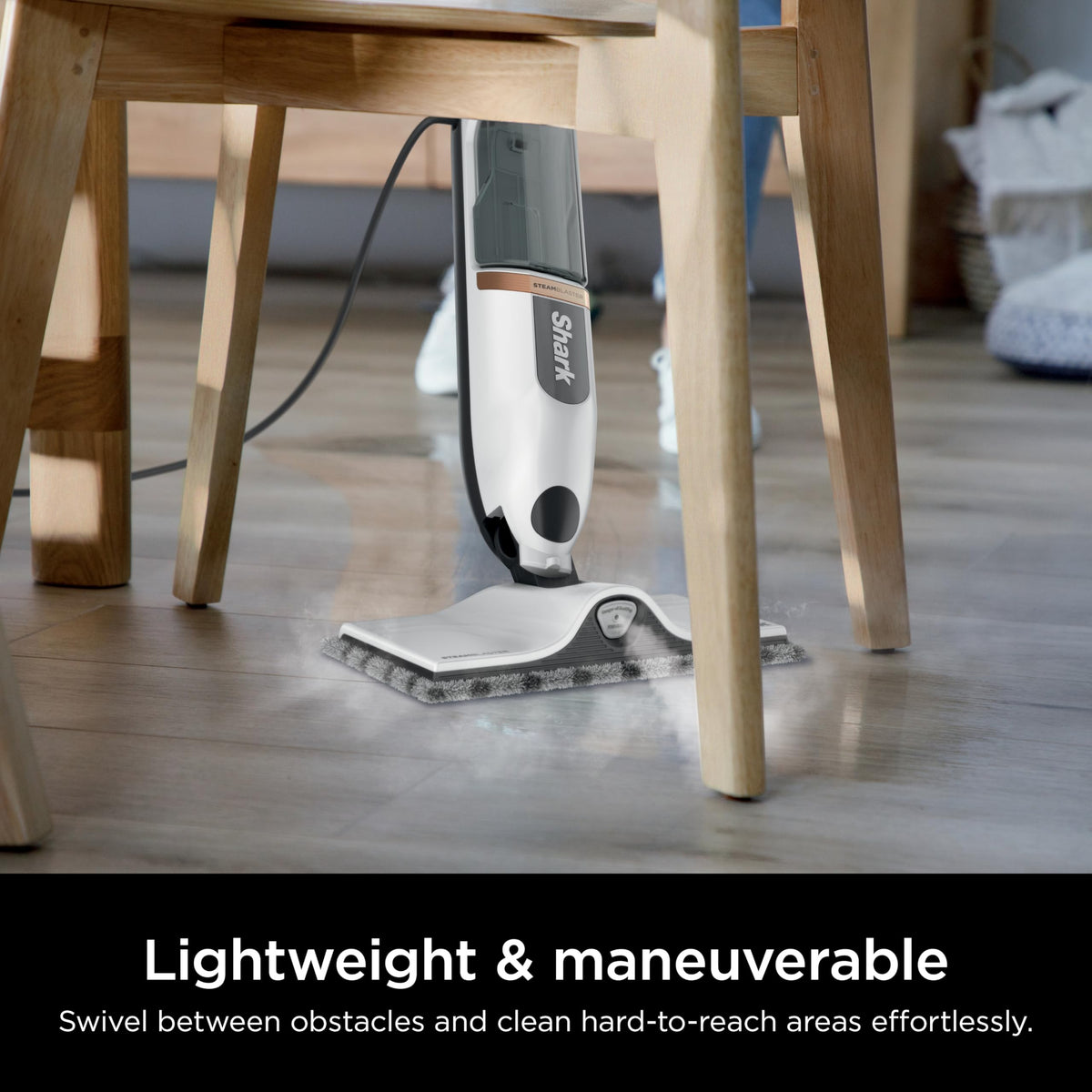 Steam Mop with 3 Steam Modes, 2 Washable Pads W931172