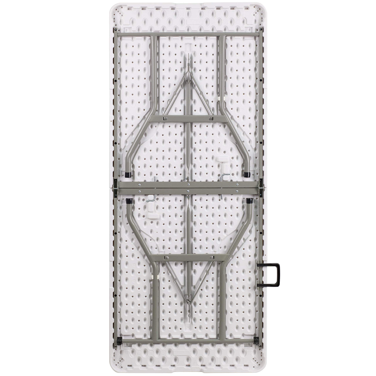 6-Foot Bi-Fold Granite White Plastic Folding Table F957