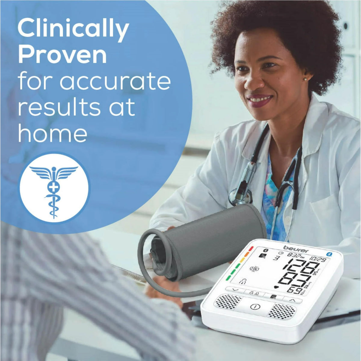 Upper Arm Blood Pressure Monitor with Bluetooth and Talking Function E30578