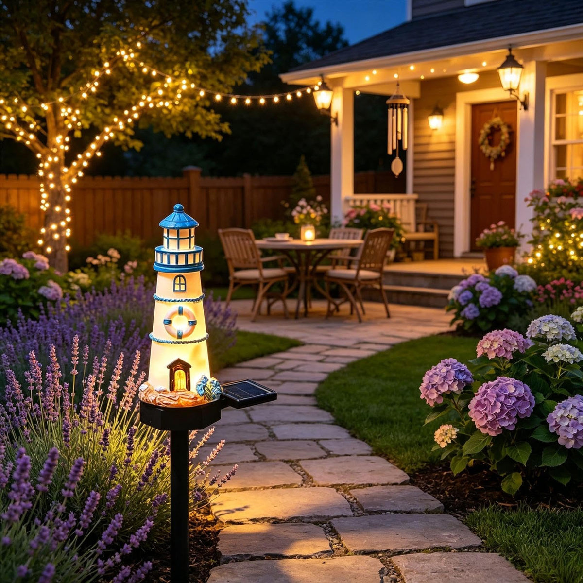 Solar Light Outdoor Waterproof Garden Statue D5167