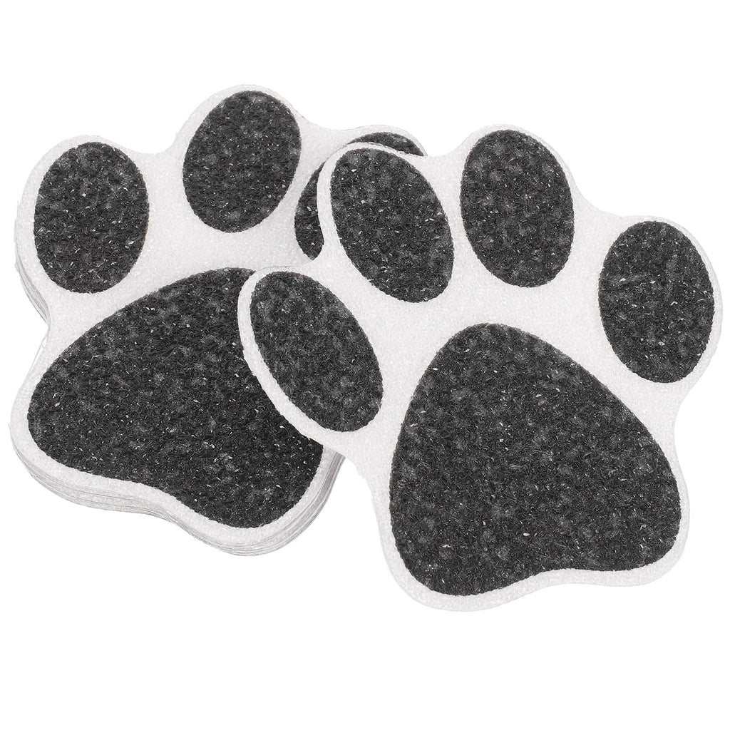 Non Slip Bathtub Stickers 10 pcs Dog Paw Decals Q685375