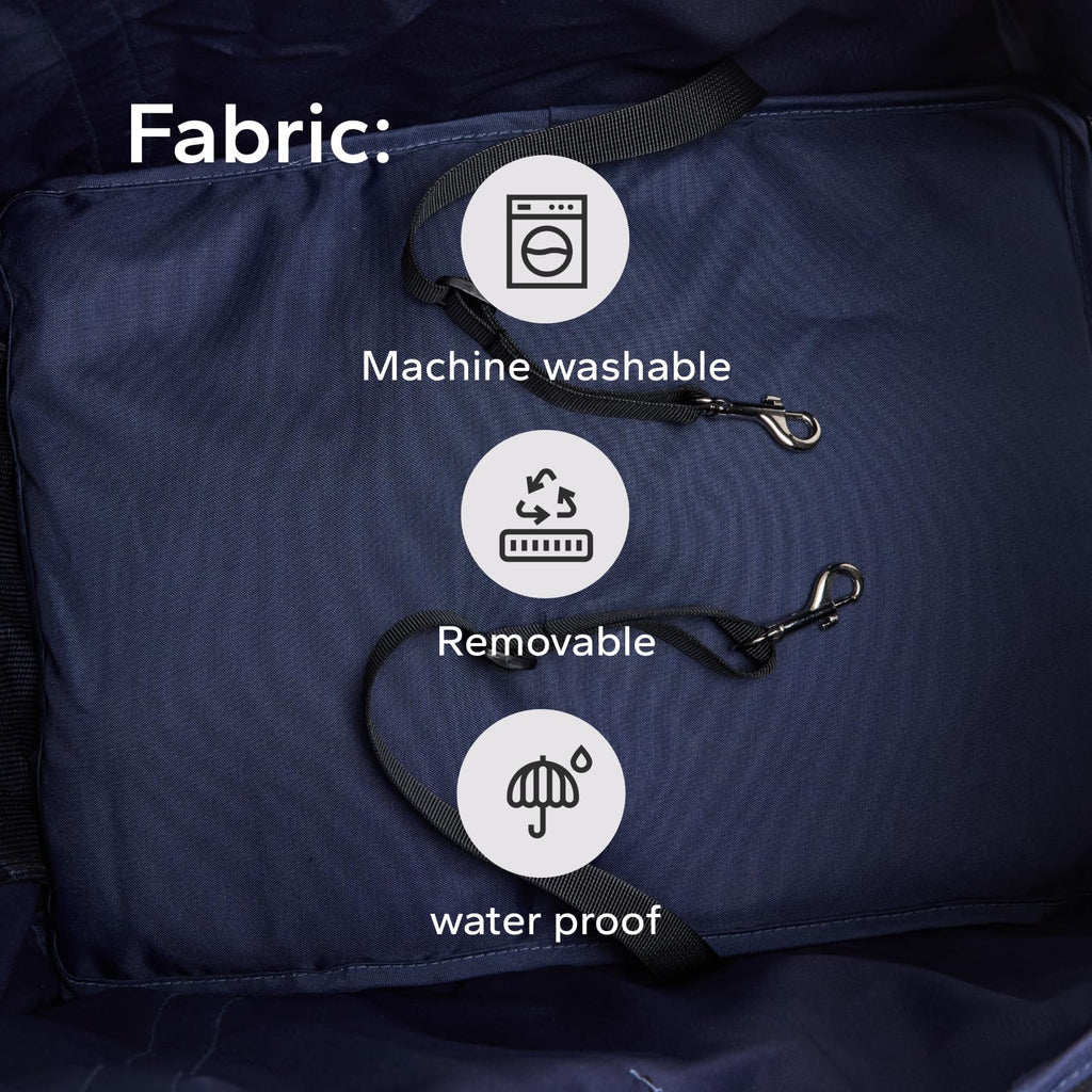 Foldable Pet Stroller for Small Dogs & Cats, 10 lbs, Blue Gray H637723