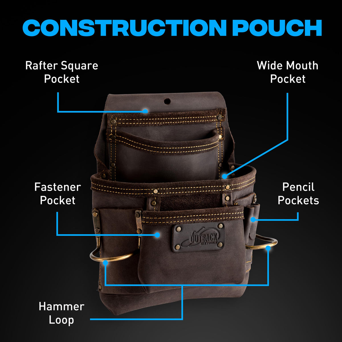 Leather Tool Belt with Suspenders Y921