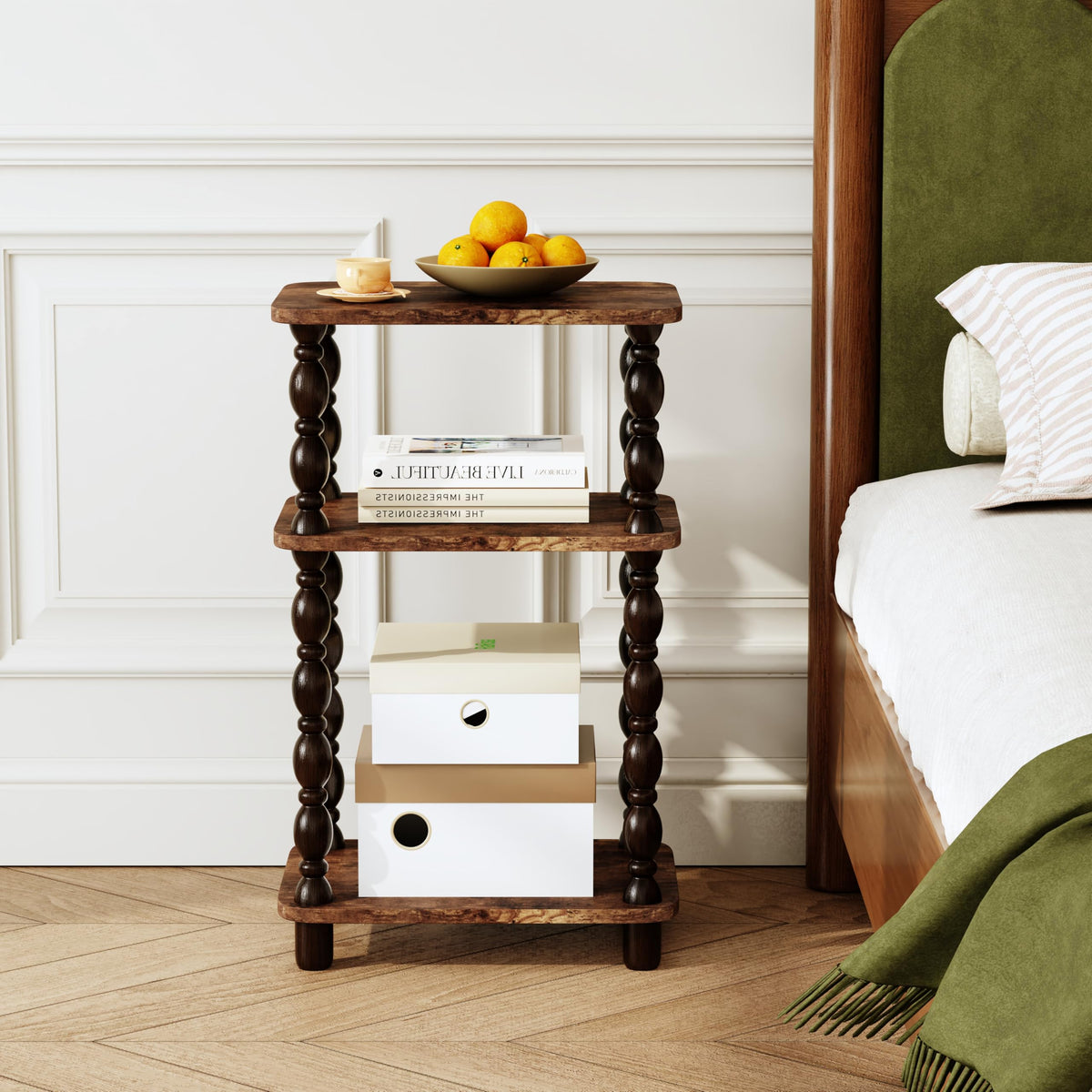 3-Tier Narrow End Table Q694165