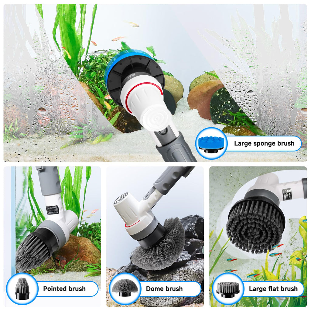 Grey Electric Aquarium Cleaning Kit W648261