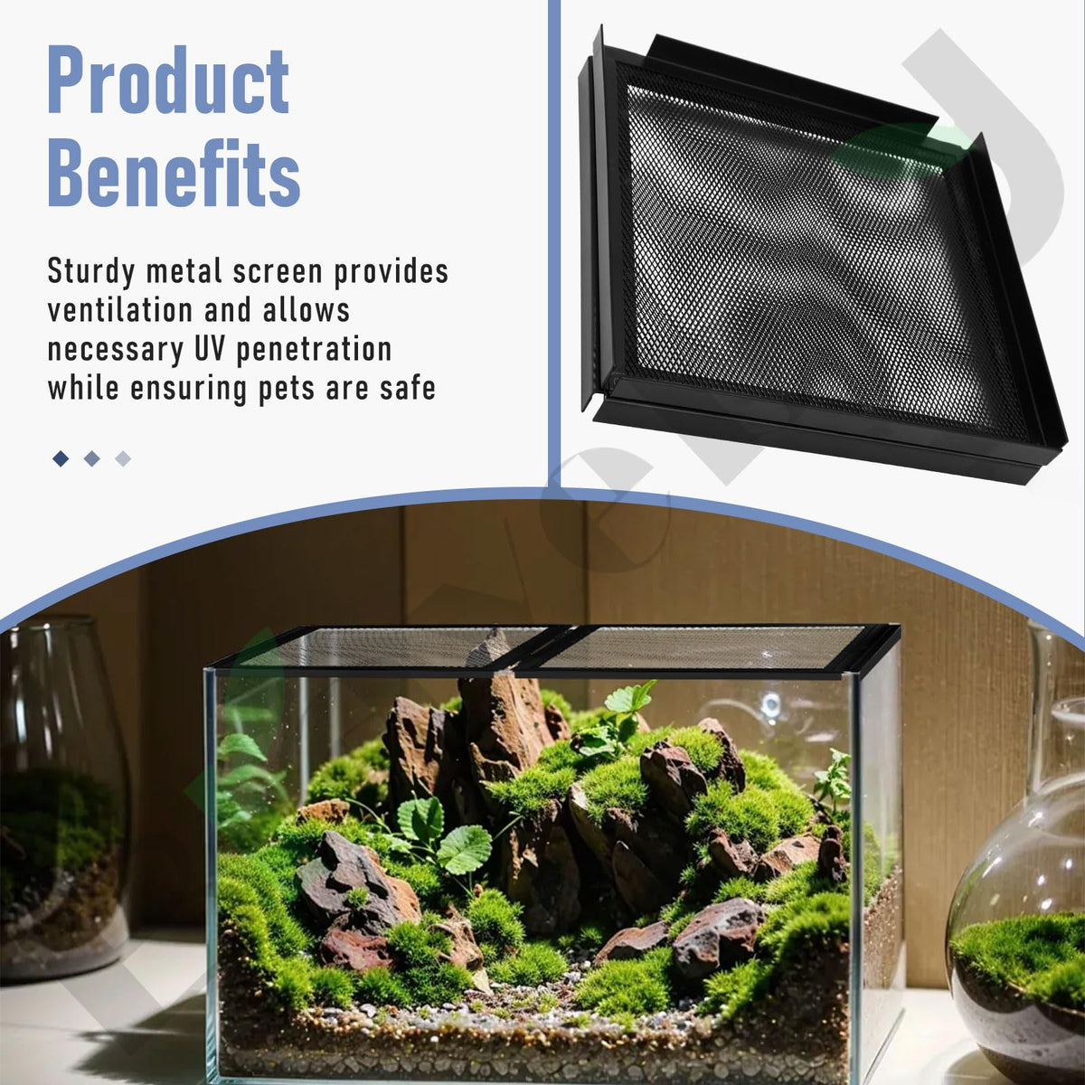 10-Gallon Screen Cover for Aquariums and Glass Tanks T952309