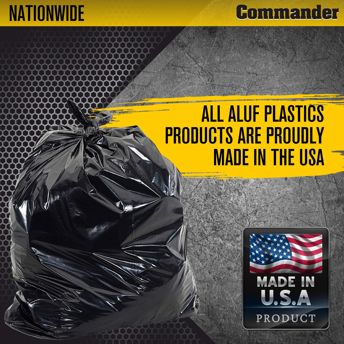 42 Gallon Trash Bags with Flap Ties 20 Count P387