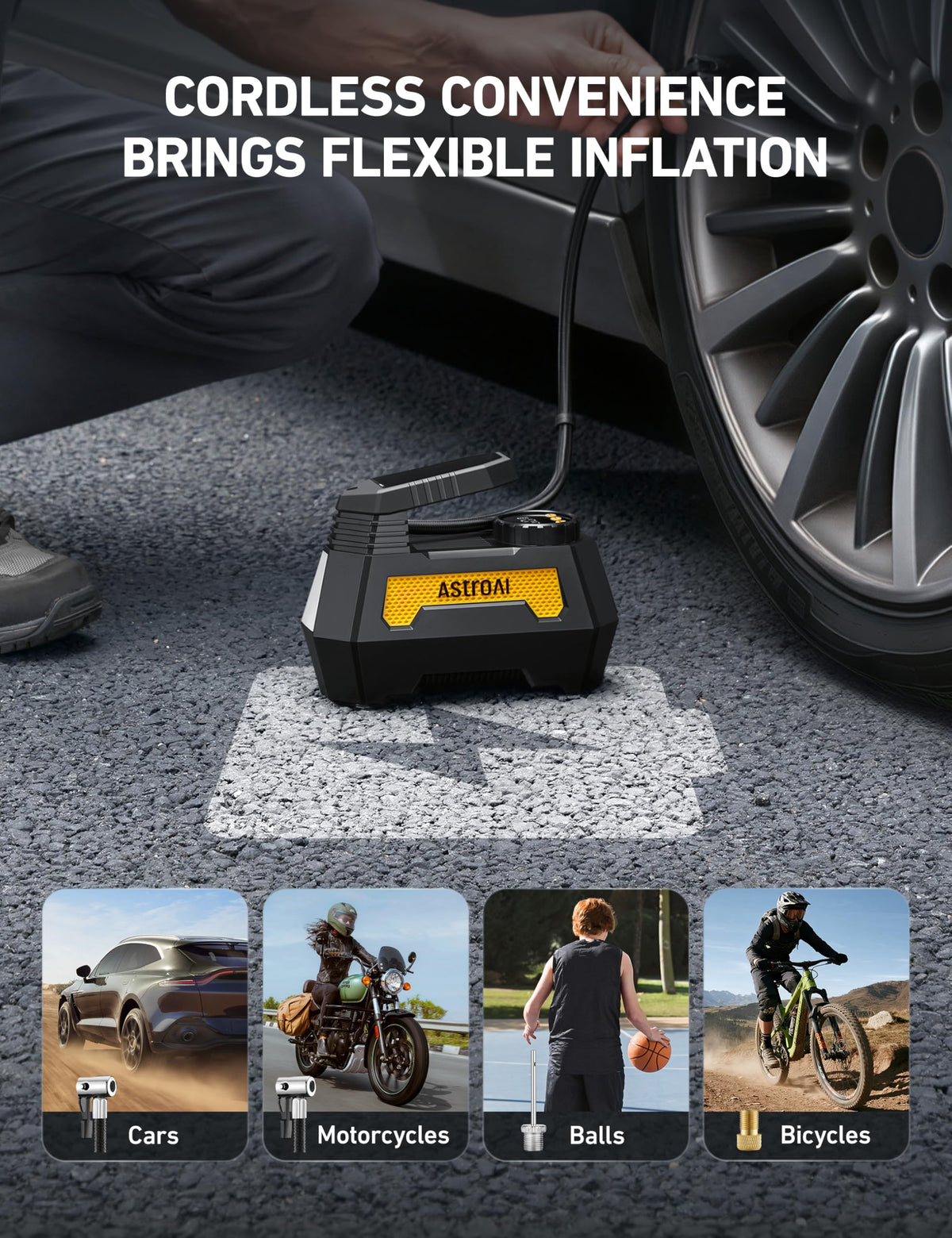 Cordless Portable Air Compressor M2849