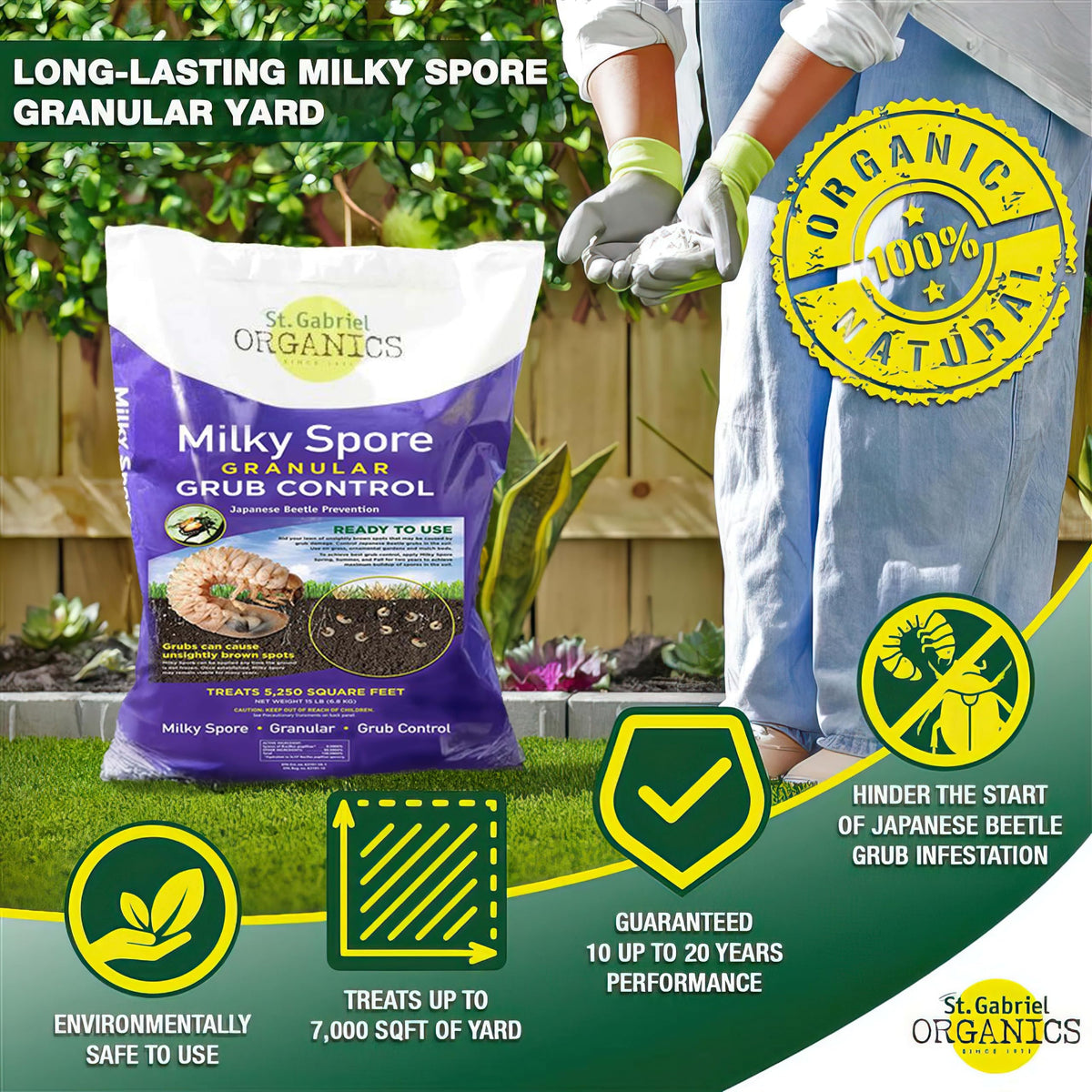 Milky Spore Granular Grub Control W276